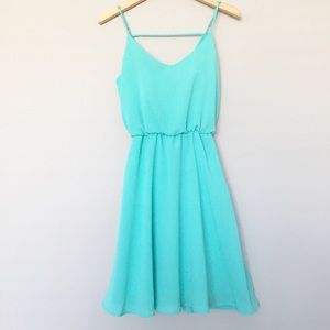 Aqua Green Dress